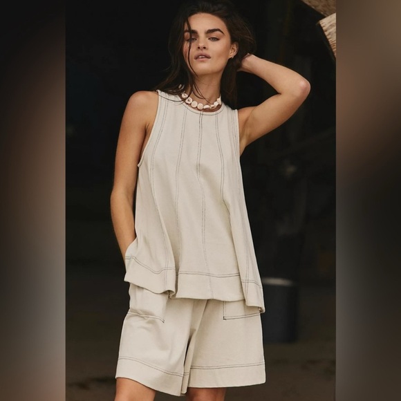 FP Beach Strada Shorts in Barnacle Island White Medium - Picture 2 of 5